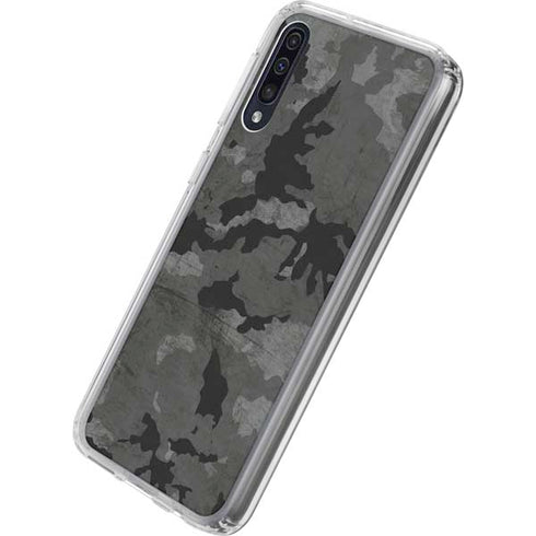 Digital Camo Galaxy A50 Clear Case